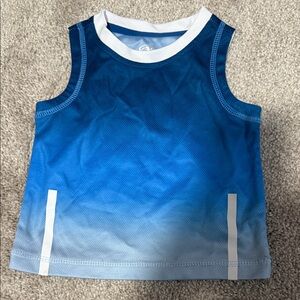 Athletic Works Blue Gradient Kids Tank Top